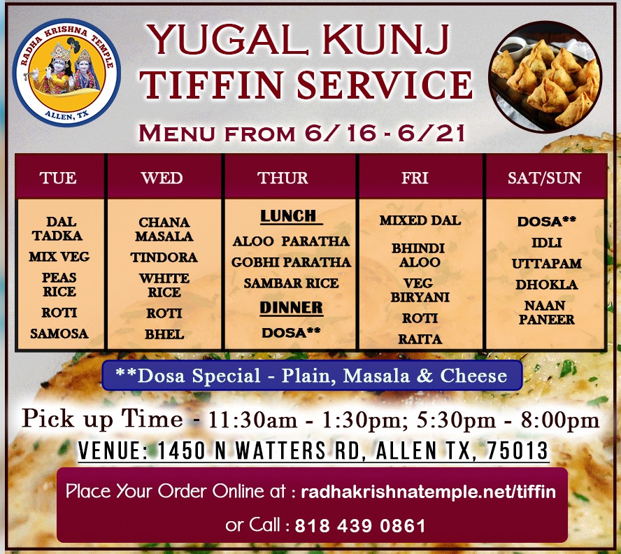 Tiffin Service RKTemple